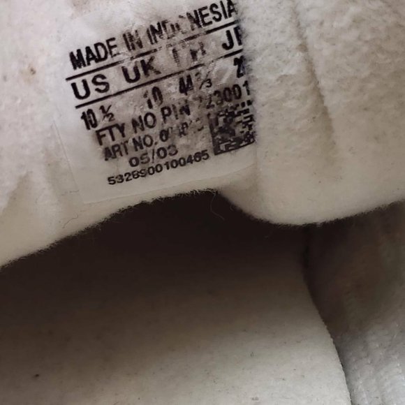 Adidas Originals Mens 10.5 Shoes White Shell Top 2003 Retro Sneakers Leather - Picture 6 of 10